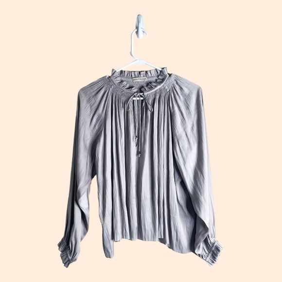 Ulla Johnson Rosamund Gray Top - Picture 2 of 6